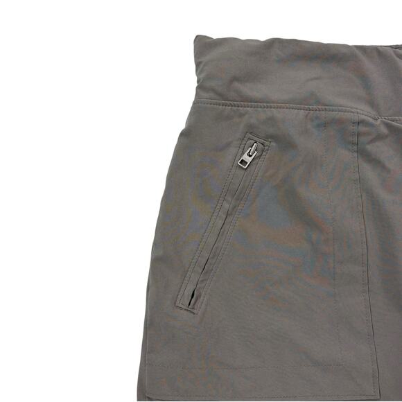 Athleta Womens Size 6T 6 TALL Chelsea Cargo Skort Mesh Inner Shorts Skirt Taupe - Picture 13 of 16